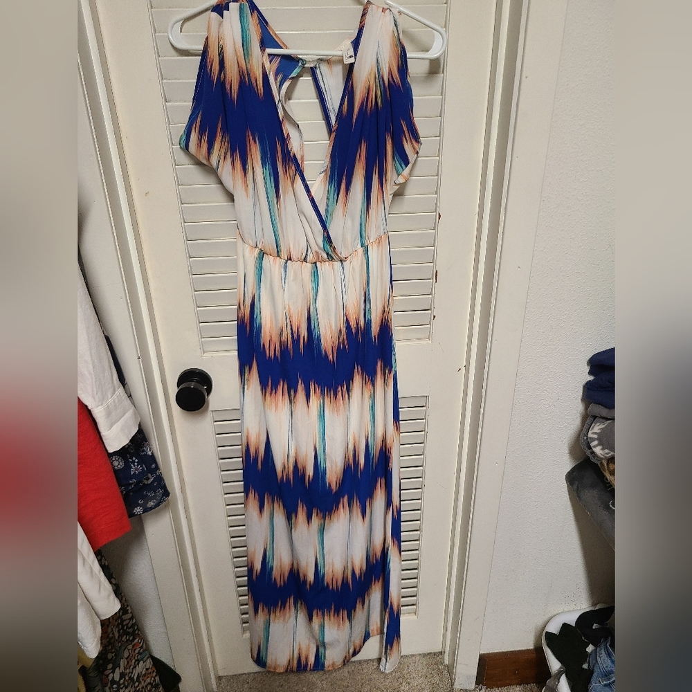 Modcloth Soundwaves Maxi Dress